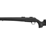 CZ CZ 600+ Alpha black rifle, left-side view with long barrel and synthetic stock
