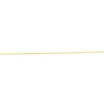 OTIS brass cleaning rod, full-length side view with a slim brass shaft and dark connector