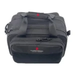 Advance Warrior Solutions Trigger Time Range Bag, black front view with handles and zip pockets