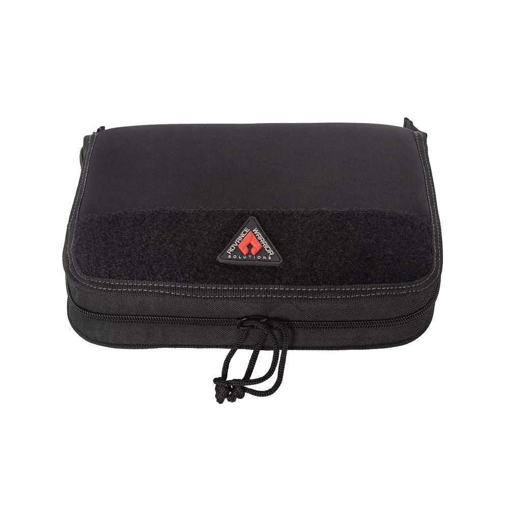 primary-35255 Advance Warrior Solutions LLC Advance Warrior Solutions Single Pistol Case Black 9.5"