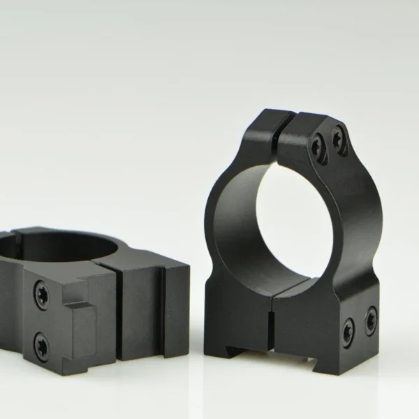 Warne Manufacturing Company Warne 2-Piece Maxima Fixed (19mm Dovetail) Scope Ringmounts with Grooved Receiver Fits CZ550 1"