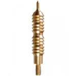 Montana X-Treme Cleaning Jag brass jag, upright view with ridged body and threaded base