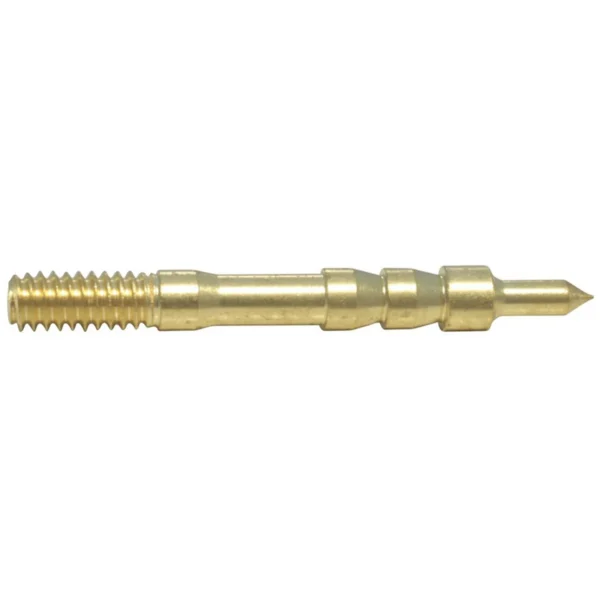 Montana X-Treme Brass Cleaning Jag, brass side view with threaded end and pointed tip