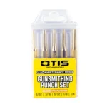 OTIS PRO PLUS GS BRASS PUNCH SET in clear retail case with yellow label and brass punches