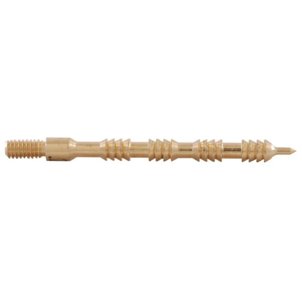 Montana X-Treme Brass Cleaning Jag, brass jag in side view with threaded end