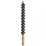 Montana X-Treme Nylon Bristle Brush, upright black spiral brush with brass threaded end