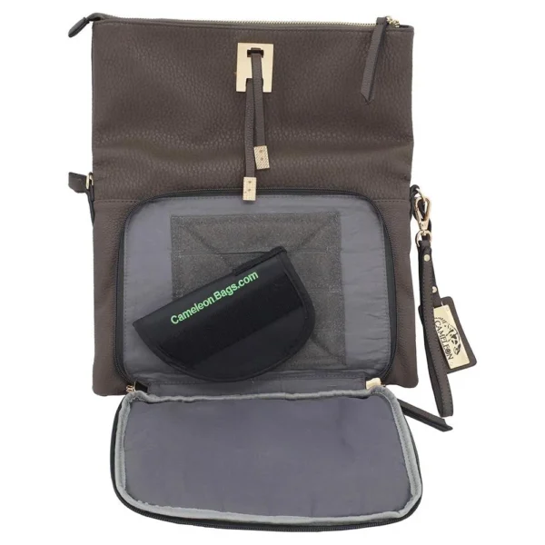 Rugged Rare Cameleon Aya Concealed Carry Purse Black