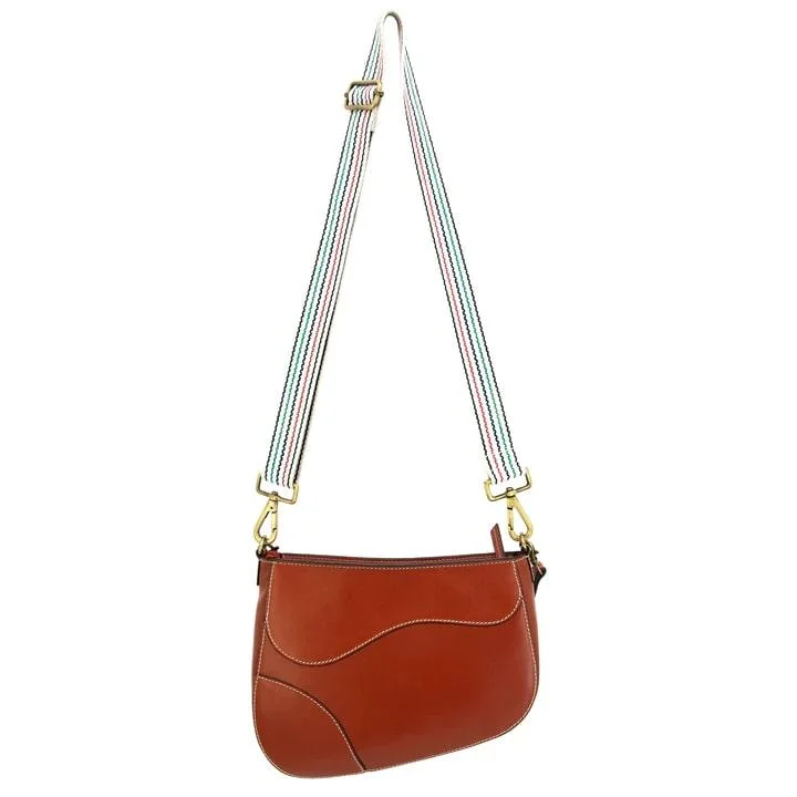 primary-35527 Rugged Rare Cameleon Saddle Concealed Carry Purse Brown