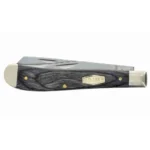 Battenfeld Old Timer Heritage Series Trapper Knife, side view closed with black textured handle