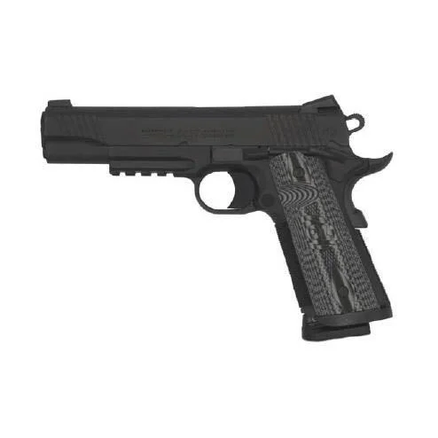 primary-358 Colt Manufacturing Colt CCU Rail Handgun .45 ACP 8rd Magazine 5" Barrel Matte Black DLC Finish