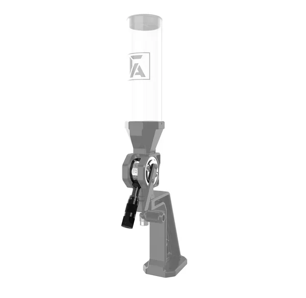 AOB Frankford Arsenal Powder Measure Precision Micrometer Drum Kit, angled front view
