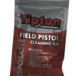 AOB Tipton Handgun Field Cleaning Kit in red and gray hanging pouch, front view