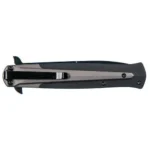 Battenfeld Knives Smith & Wesson M&P 1085898, black folded knife, side view with pocket clip