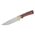 Battenfeld Knives Uncle Henry Next Gen 190UH, side view with silver blade and brown handle