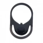 AOB Battenfeld Technologies AR Receiver End Plate Sling Mount, black front view with oval loop