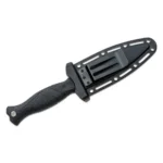 Battenfeld Knives Smith & Wesson HRT Fixed Blade Boot Knife, black handle and sheath