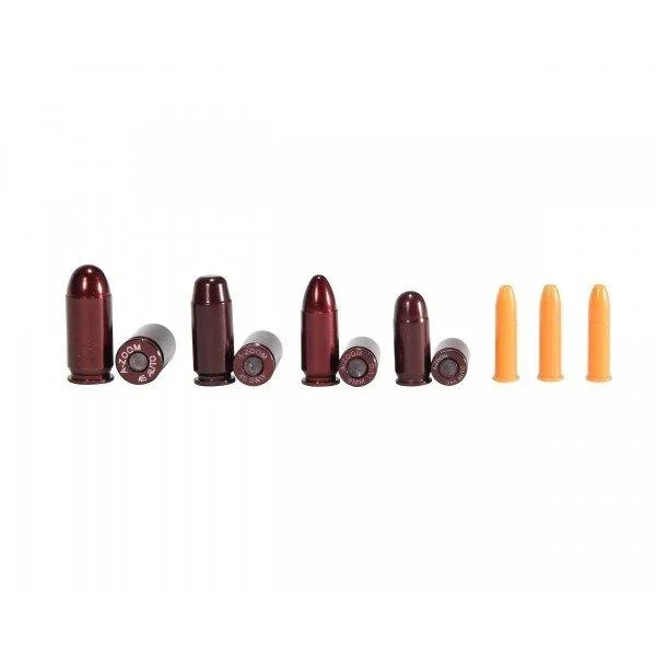 Pachmayr/Tacstar Division A-Zoom Metal Snap Caps Variety Pack NRA Instructor 3-.22LR 2 each .380 9mm .40 .45