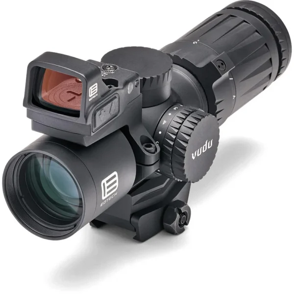 EOTech Vudu Rifle Scope 3-9x32 34mm SFP HC1 Illum. Black with Integrated Mount and EFLX Red Dot