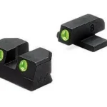 Meprolight Fixed Night Sight Sig Sauer TD, black front and rear sights with green dots