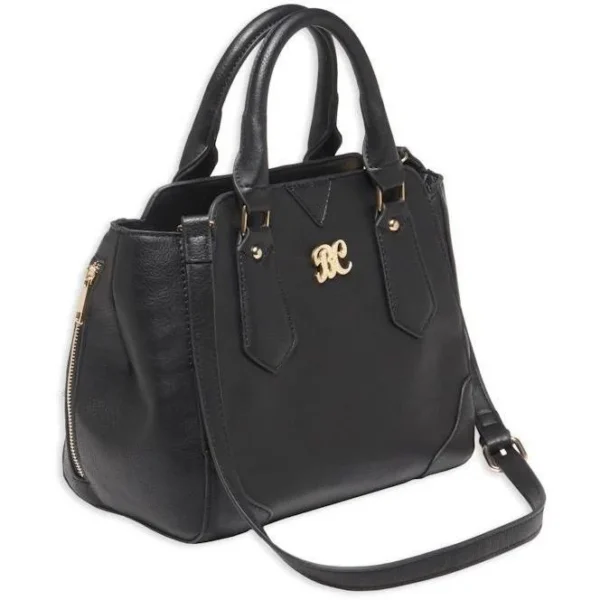Bulldog Cases Bulldog Satchel Style Conceal Carry Purse W/ Holster - Black W/ Black Trim