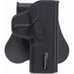Bulldog Cases Bulldog Rapid Release Polymer Holster with Paddle Fits S&W M&P Standard Black RH