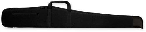 primary-36322 Bulldog Deluxe Shotgun Case, black side view with black trim, carry handle and full-length zipper