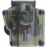 Bulldog Cases Bulldog Max Multi-Fit Polymer Holster w/ Paddle-Transparent Green RH