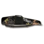 Bulldog Pinnacle Rifle Case, folded camouflage case with brown trim and black padded handle