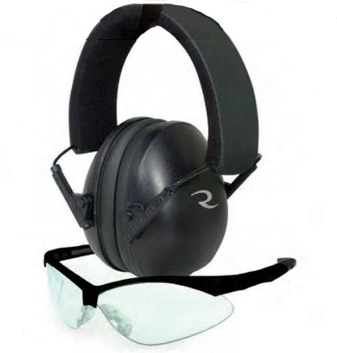 Radians Inc. Radians Combo Set -Lowset Black EM with Outback Black Clear Glass NRR 21