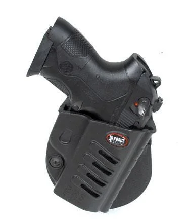 Fobus Evolution Series Paddle Holster for Beretta PX4 Storm black angled right-side view