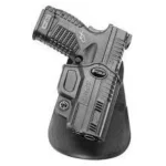 FOBUS USA LLC Evolution Paddle Holster for Springfield XDS, black right-hand holster with handgun