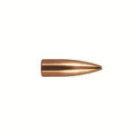 Berger Match Grade Target Bullets, copper-colored bullet in side view with pointed tip