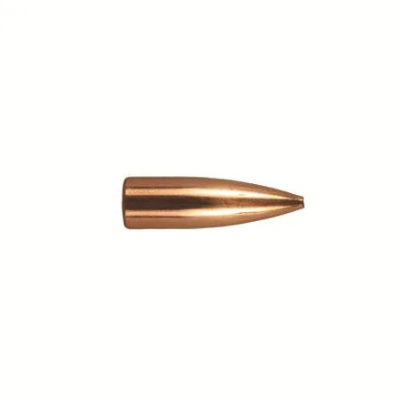 Berger Match Grade Target Bullets, copper-colored bullet in side view with pointed tip
