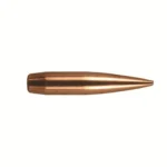 Berger Match Grade Target Bullets, side view of copper-colored pointed bullet