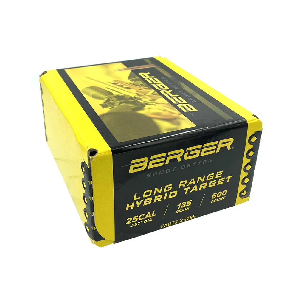 primary-36558 Berger Bullets Berger Hybrid Target Bullets .25 cal 135gr HPBT 500/ct