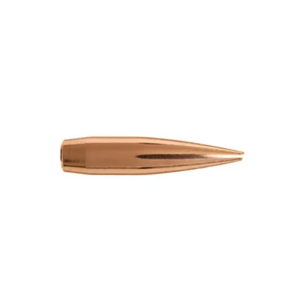 Berger Hybrid Target Bullets, single copper-coloured pointed bullet in side view