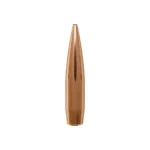 Berger Elite Hunter Rifle Bullets, single copper-colored pointed bullet in front view