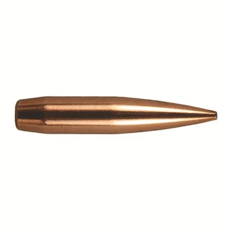 Berger Match Grade Target Bullets, single copper-colored pointed bullet in side view
