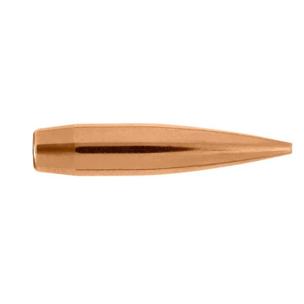 Berger Hybrid Target Bullets, copper-colored bullet in side view