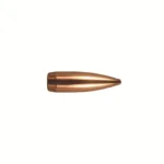 Berger Match Grade Target Bullets, single copper-coloured pointed bullet in side view