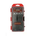 Laserlyte Laser Bore Sight MBS Accessories Pack in red and clear retail case, front view