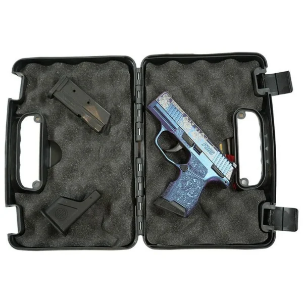 Sig Sauer P365-380-BSS-MS Exclusive "Guns & Roses" Mongoose Purple Handgun .380 10rd Magazines (2) 3.1" Barrel