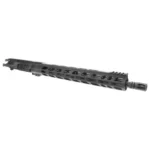 TacFire AR-15 Complete Upper, black right-side view with ventilated handguard and muzzle device
