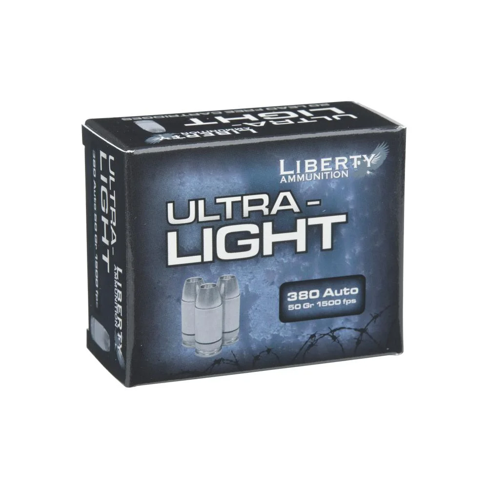 primary-36695 Liberty Ammunition Ultra-Light Ammunition .380 ACP 50gr Copper Mono Frag HP 20/rd