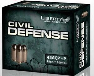 Liberty Ammunition Liberty Civil Defense Handgun Ammunition .45 ACP (+P) 78 gr 1900 fps SCHP 20/ct