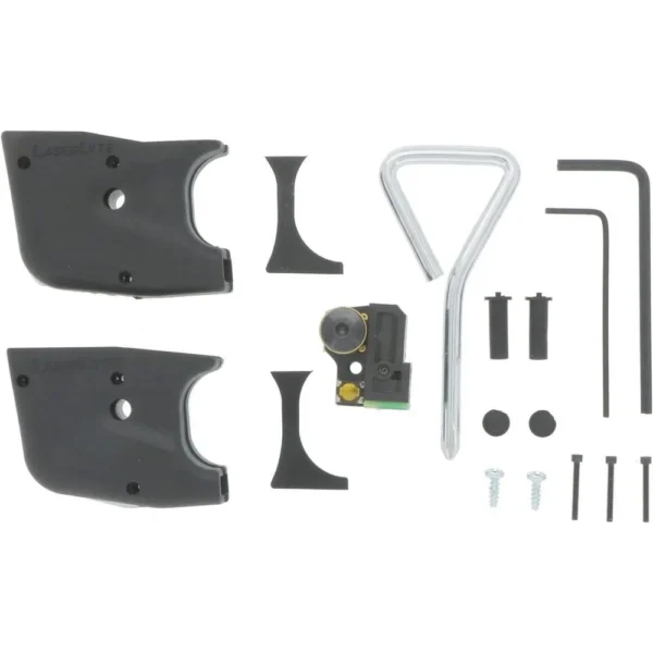 Laserlyte UTA-YY black laser trainer kit with grip panels, tools, screws and small sight unit