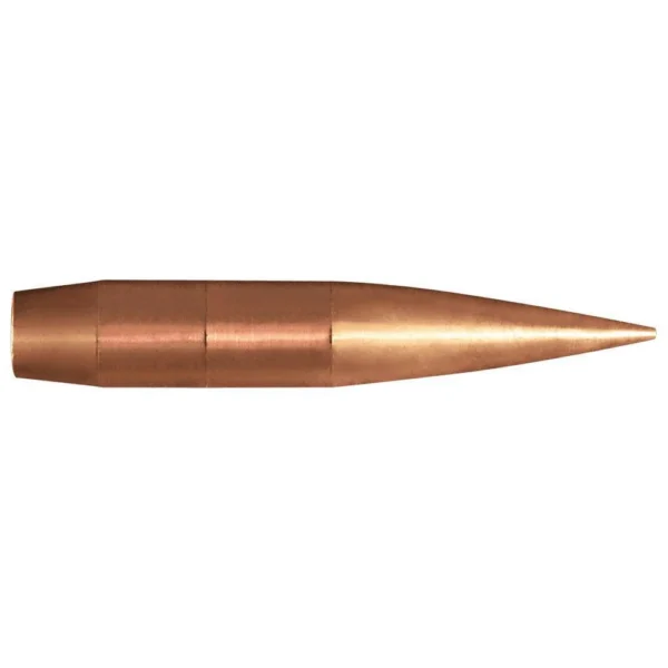Berger Match Grade Target Rifle Bullets, copper-coloured bullet in side view