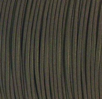 E.L. Wood Braiding Co. Inc. Mero 550 Paracord - 100' 550 lb Olive Drab 5040 Military