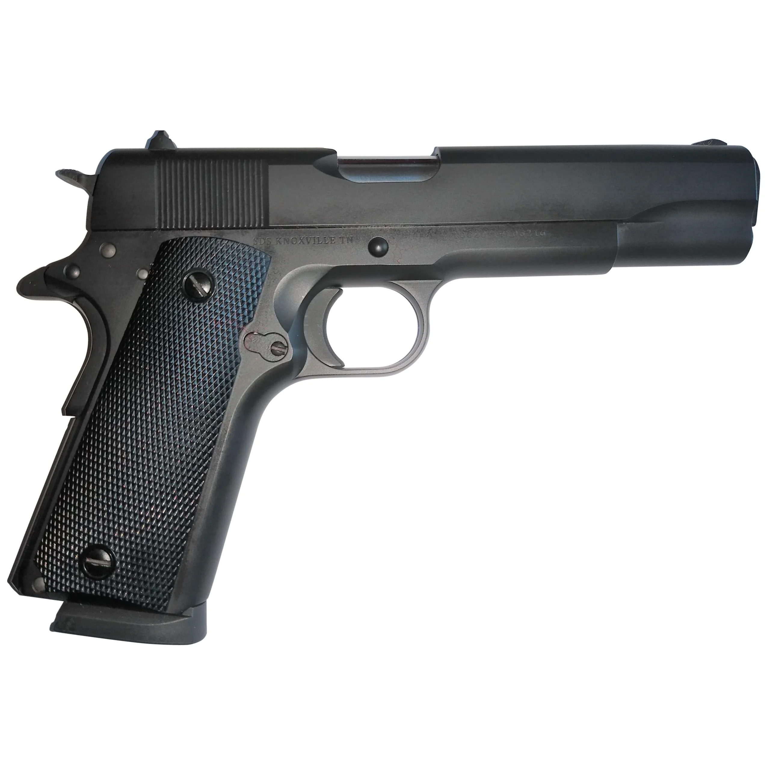 primary-3686 Tisas Arms Corp Tisas 1911 A1 Service 45 Handgun .45 ACP 8rd Magazine 5" Barrel Black Cerakote