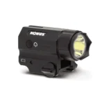 Konus Konuslight-TL Weapon Light, black three-quarter view with lens, button and rail mount